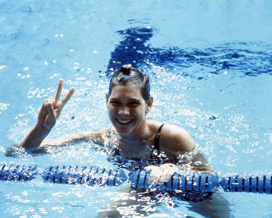 Virginia native Melissa Belote won three Olympic gold medals and set a world record in the 800-meter freestyle in 1972. (Associated Press)