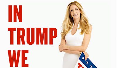 Ann Coulter&#39;s newest book is titled &quot;In Trump We Trust: E Pluribus Awesome!&quot; and was published Wednesday by Sentinel Books.