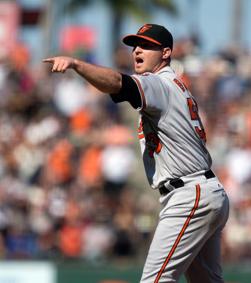 Baltimore Orioles closer Zach Britton is trying to become the first clean reliever to win the Cy Young Award since Dennis Eckersley in 1992. (Associated PRess)