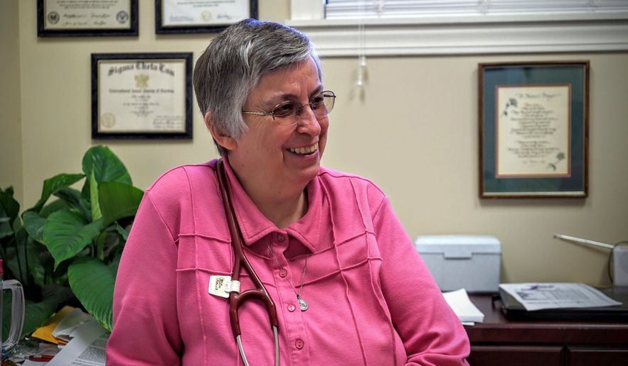 This undated photo provided by Sisters of Charity of Nazareth shows Sister Paula Merrill. Sister Margaret Held and Merrill, two nuns who worked as nurses and helped the poor in rural Mississippi, were found slain in their home and there were signs of a break-in and their vehicle was missing, officials said Thursday, Aug. 25, 2016. (Sisters of Charity of Nazareth via AP)