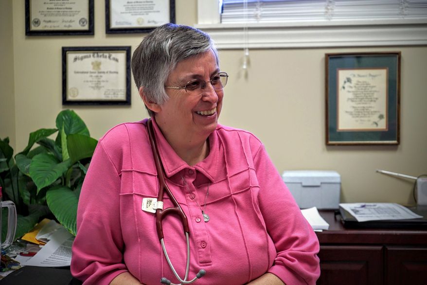 This undated photo provided by Sisters of Charity of Nazareth shows Sister Paula Merrill. Sister Margaret Held and Merrill, two nuns who worked as nurses and helped the poor in rural Mississippi, were found slain in their home and there were signs of a break-in and their vehicle was missing, officials said Thursday, Aug. 25, 2016. (Sisters of Charity of Nazareth via AP)