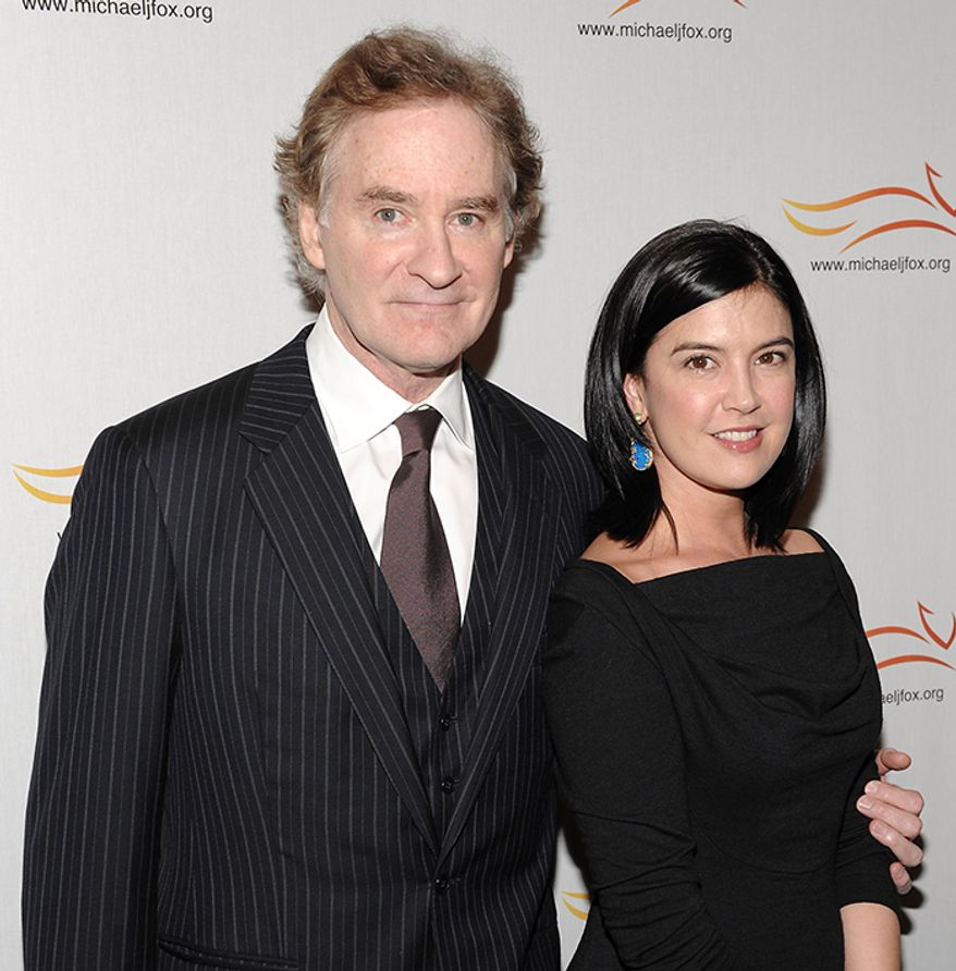 Kevin Kline met actress Phoebe Cates in 1983 and they were married in 1989. The couple live in New York City and they have two children, including a daughter, Greta, a musician currently performing as Frankie Cosmos. (AP Photo)