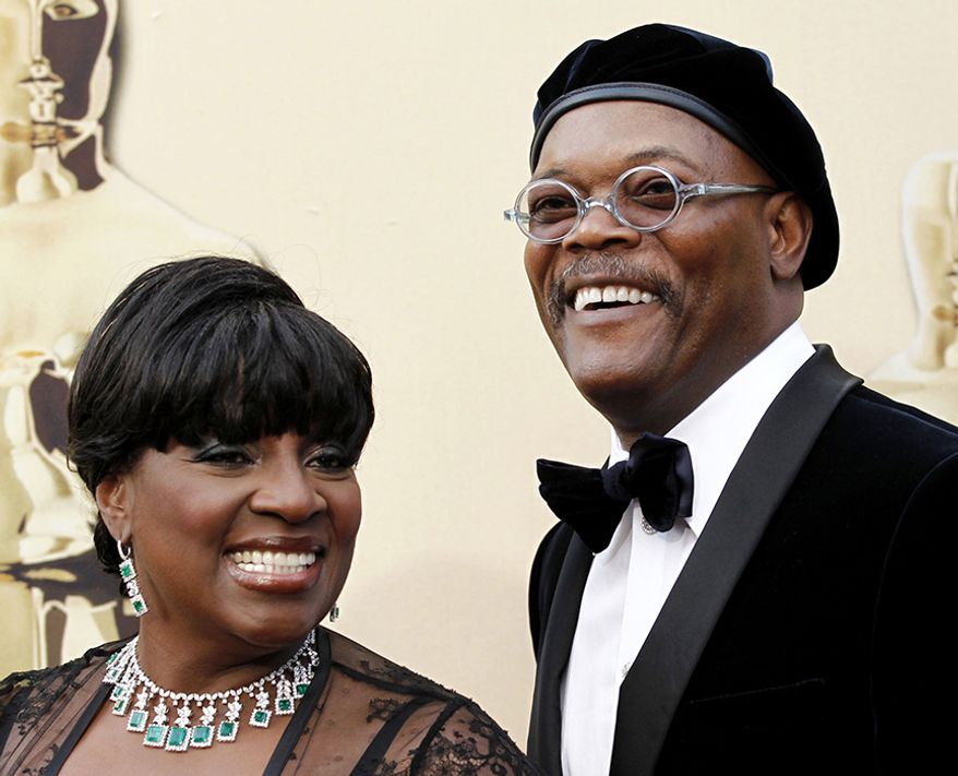 Samuel L. Jackson married actress and sports channel producer LaTanya Richardson in 1980 whom he met while attending Morehouse College. The couple have a daughter, Zoe. (AP Photo)