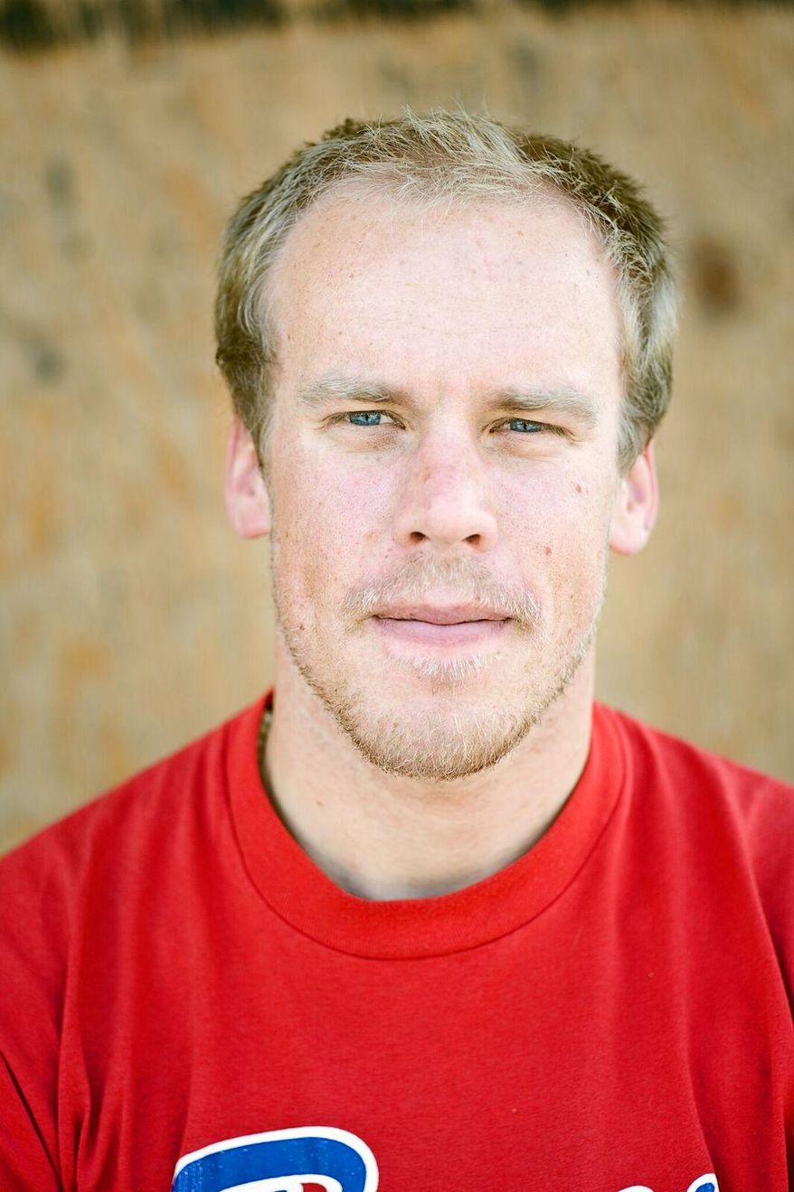 This undated photo shows Kyle Dempster. Two well-known Utah climbers are missing in Pakistan where they were attempting to make a treacherous ascent up an icy mountain. Alpinists Dempster and Scott Adamson were due back at base camp on Friday, Aug. 26, 2016, after they left five days earlier to begin an ascent up the north face of a place called "Ogre II" off the Choktoi Glacier in northern Pakistan, said Jonathan Thesenga of Black Diamond Equipment. Snowy and cloudy conditions are hindering rescue efforts that began Sunday, he said. (Nathan Smith/Pull Photography via AP)