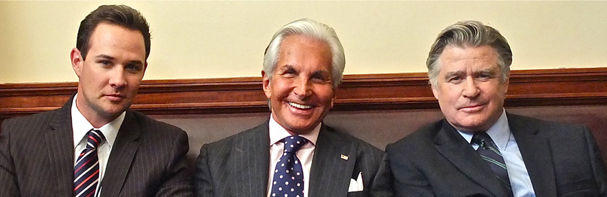 Treat Williams (right) stars in "The Congressman," which also features George Hamilton (center) in a supporting role. (tampatheatre.org)