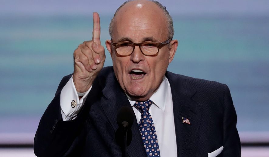 Former Mayor Rudy Giuliani, despite a spectacular flameout in the 2008 presidential campaign, has come to bat for the 2016 GOP nominee, fellow New Yorker Donald Trump. (Associated Press)