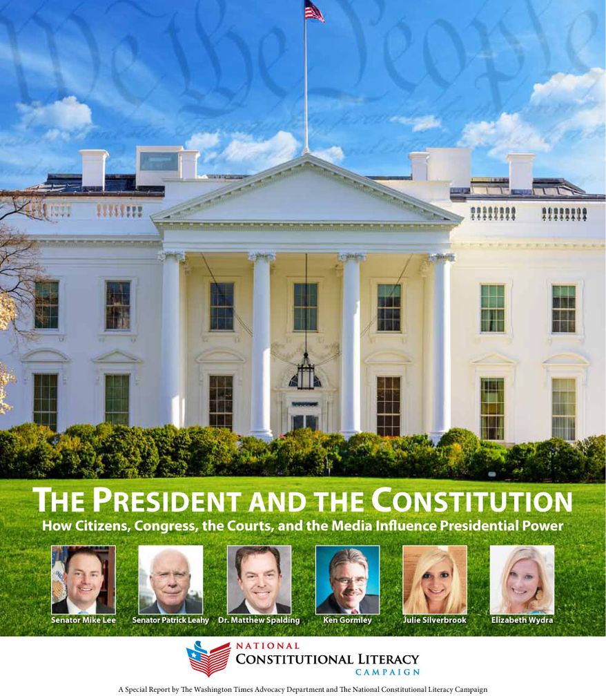 The President and the Constitution: How citizens, congress, the courts and the media influence presidential power cover (September 13, 2016)