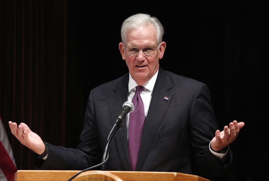 FILE - In this May 13, 2016, file photo, Missouri Gov. Jay Nixon speaks during a news conference at the conclusion of the legislative session at the Capitol in Jefferson City, Mo. Missouri lawmakers are set to expand Nixon&#x27;s already historic status as the state&#x27;s most overridden governor, a record the Democrat earned after years of clashing with a Legislature under virtually unchecked Republican control. Since Nixon took office in 2009, lawmakers have overridden 83 of his vetoes of bills and budget expenditures _ nearly four times the combined total of all other governors&#x27; overrides dating back to Missouri&#x27;s territorial days in the early 1800s. (AP Photo/Jeff Roberson, File)