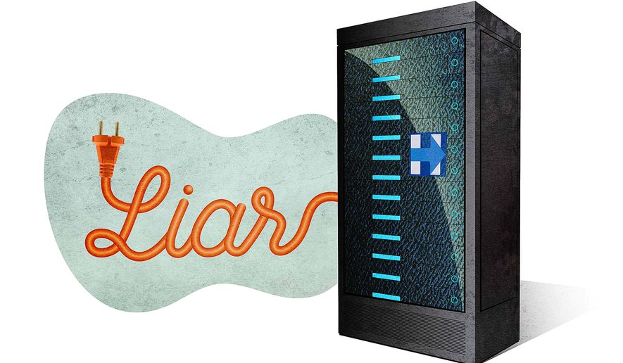 Server Confirms Hillary Lies Illustration by Greg Groesch/The Washington Times