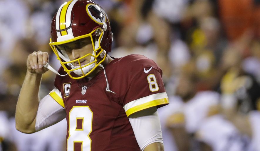 Washington was embarrassed on national TV as it seeks to prove last year was no fluke and quarterback Kirk Cousins is no dud. (Associated Press)