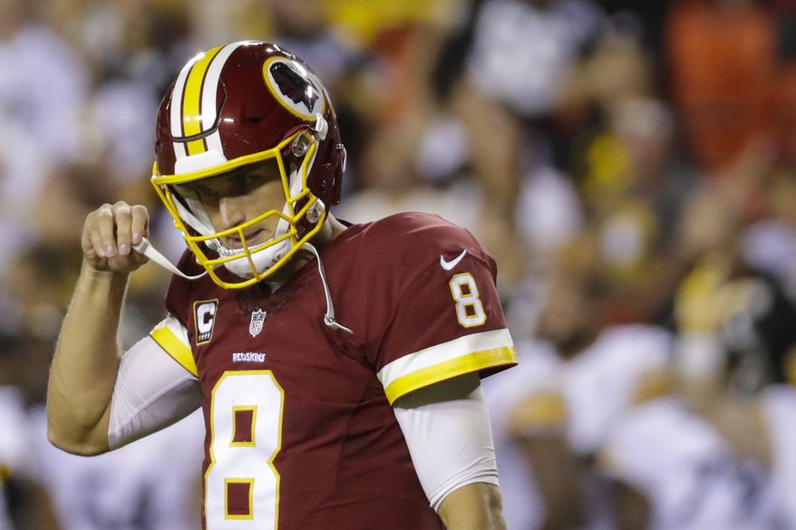 Washington was embarrassed on national TV as it seeks to prove last year was no fluke and quarterback Kirk Cousins is no dud. (Associated Press)