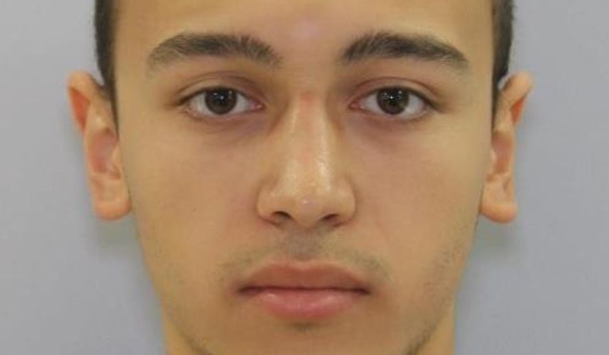 In this undated photo provided by the Anne Arundel County police Andres Rafael Quintana Garcia is shown. Authorities in Maryland are looking for Garcia, whom they say stabbed two young relatives at a Glen Burnie, Md., home, killing a young girl and wounding a teenage boy. Both children were taken to area hospitals. Police said the girl died and the boy is being treated for injuries that aren't life-threatening. (Anne Arundel County police via AP)
