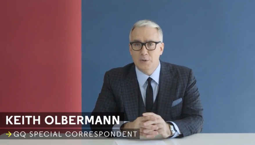 Keith Olbermann, from his Sept. 13 debut of "The Closer with Keith Olbermann" available at GQ.com.
