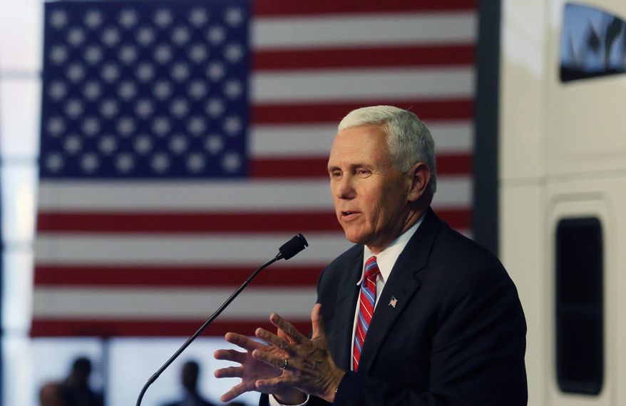 Republican vice presidential candidate Indiana Gov. Mike Pence has made regular trips to Pennsylvania in support of his running mate Donald Trump, including a campaign stop Wednesday in Scranton. (Associated Press)