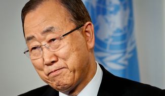 &quot;The debate on science and the debate on politics as far as climate change is concerned is over,&quot; U.N. Secretary-General Ban Ki-moon said. &quot;Still, the Republican Party, they are not convinced.&quot; (Associated Press)