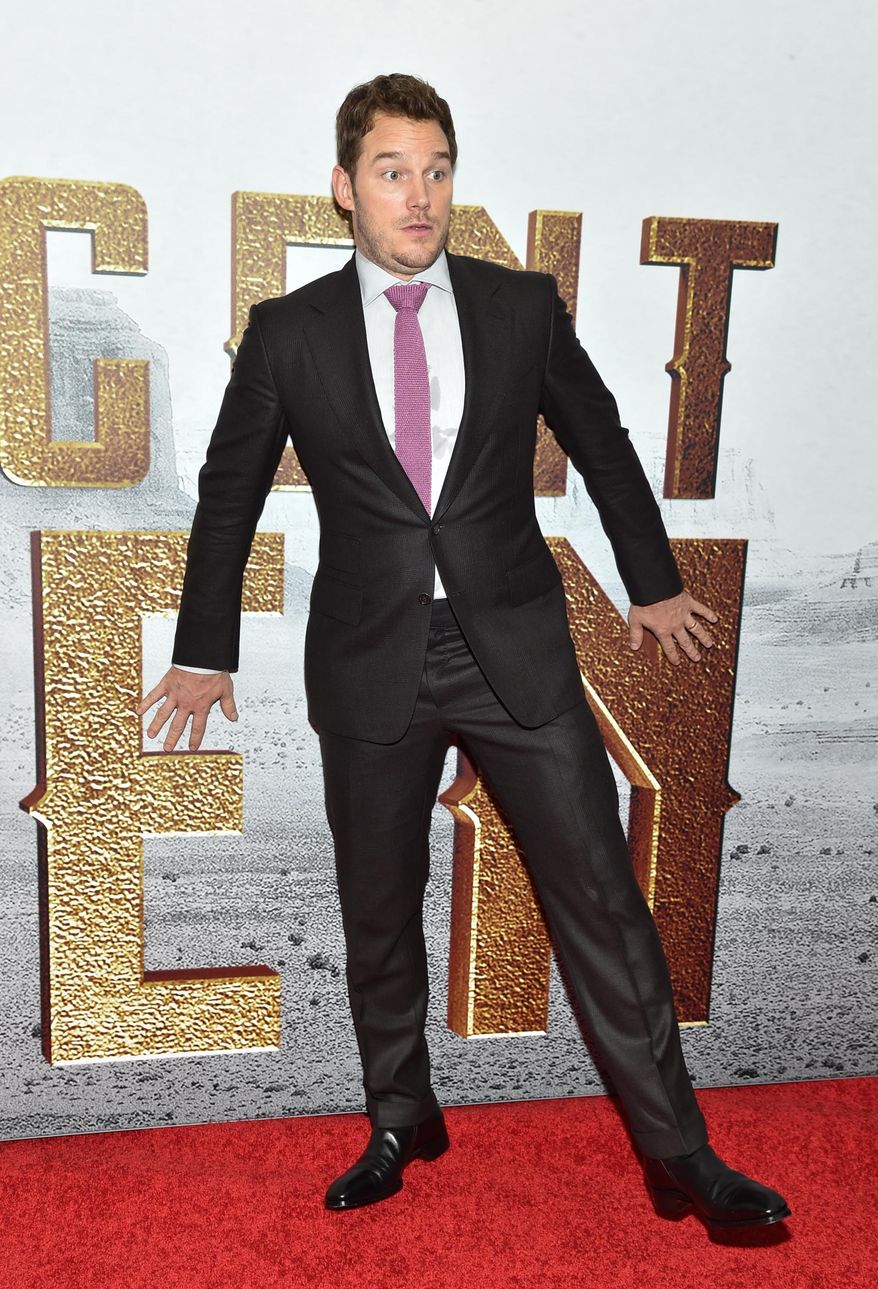 Actor Chris Pratt attends a special screening of "The Magnificent Seven" at The Museum of Modern Art on Monday, Sept. 19, 2016, in New York. (Photo by Evan Agostini/Invision/AP) ** FILE **