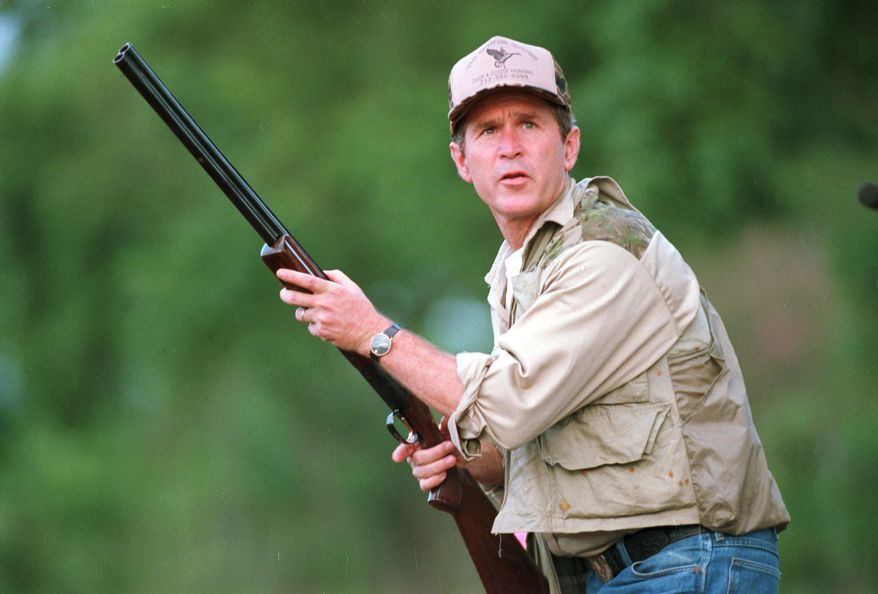 George W. Bush hunted as a Texas gubernatorial candidate and carried his passion to the White House like many who preceded him. (Associated Press)