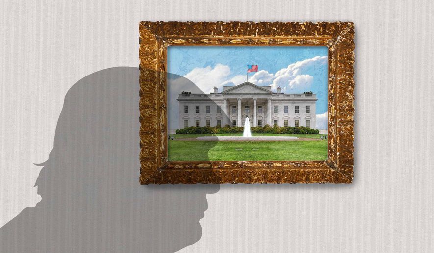 Trump Shadow Illustration by Greg Groesch/The Washington Times