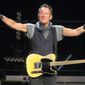 In this April 20, 2016 file photo, Bruce Springsteen performs in concert with the E Street Band during their The River Tour 2016 at the Royal Farms Arena in Baltimore. (Photo by Owen Sweeney/Invision/AP, File)