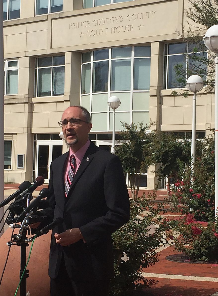 "Any time that children are victims, it tears at our hearts," said John Erzen, Prince George's County State's Attorney communication director, of the charges against Michael Patopie. (Julia Porterfield/The Washington Times)