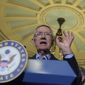 &quot;The Republicans are essentially saying the disasters in our states are more important than the disasters in your state,&quot; Senate Minority Leader Harry Reid said. (Associated Press)
