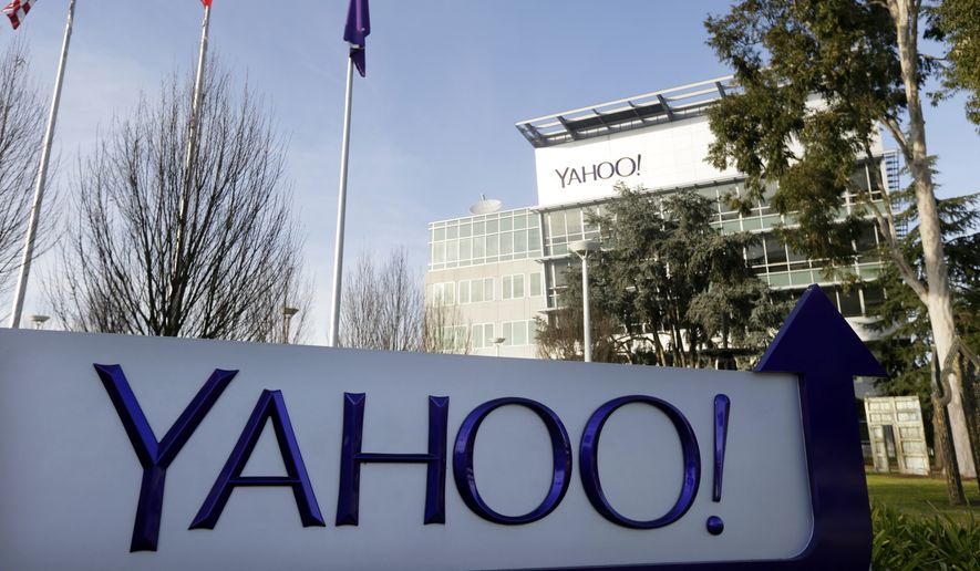This Jan. 14, 2015 file photo shows Yahoo&#x27;s headquarters in Sunnyvale, Calif.  (AP Photo/Marcio Jose Sanchez, File)