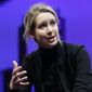 Elizabeth Holmes, founder and CEO of Theranos, speaks at the Fortune Global Forum in San Francisco on Nov. 2, 2015. (Associated Press) **FILE**