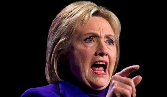 Democratic presidential nominee Hillary Clinton. (Associated Press) ** FILE **