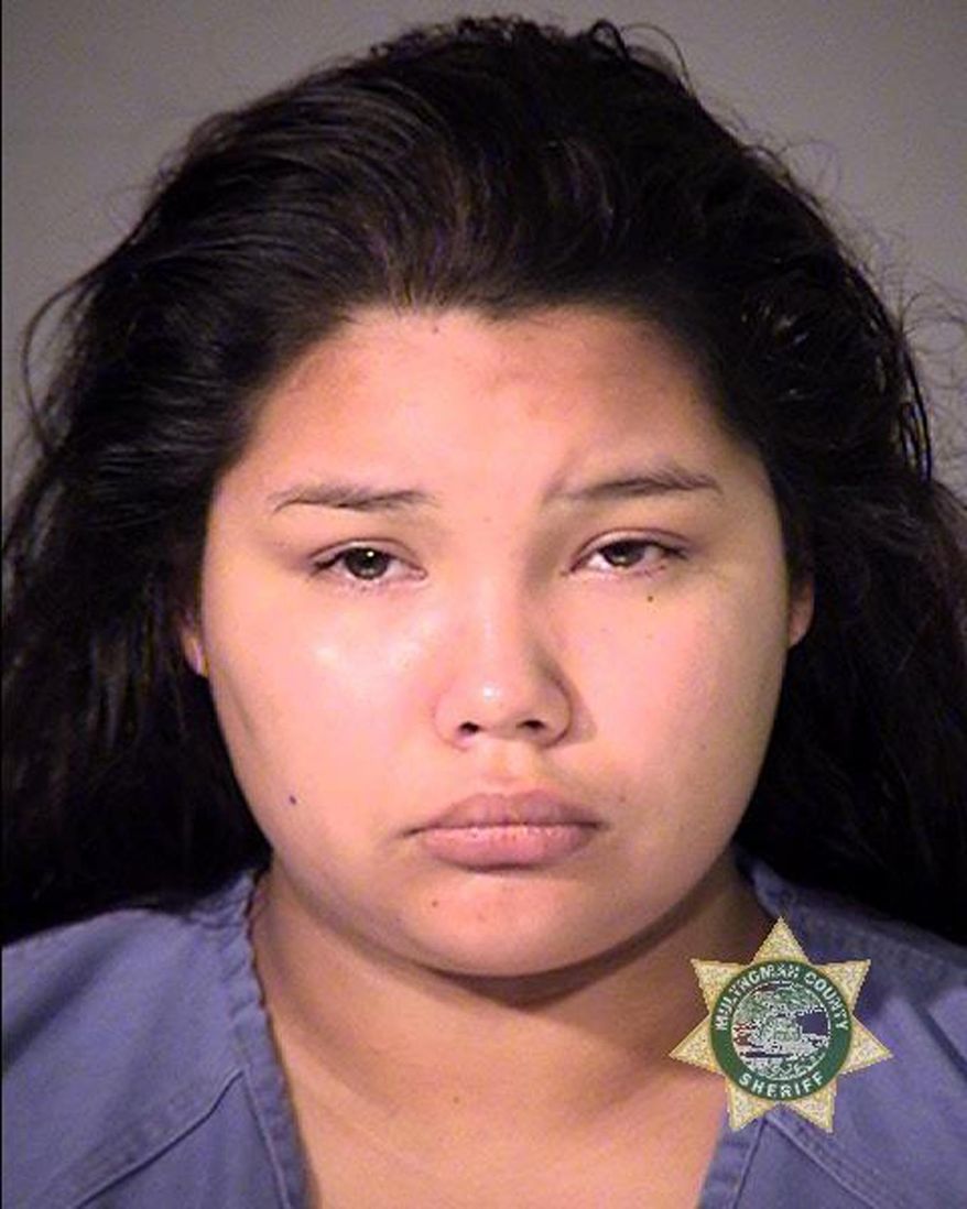 This undated photo provided by the Multnomah County Sheriff's office shows Ariana Cortez. Cortez has been arrested and accused of killing a man in Gresham, Ore. A Gresham police spokesman said Monday, Oct. 10, 2016, that Cortez has been booked into the Multnomah County Jail on a murder charge. (Multnomah County Sheriff's Office via AP)