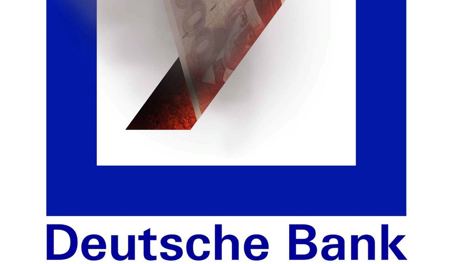 Illustration on Deutsche Bank and economic troubles in Europe by Alexander Hunter/The Washington Times