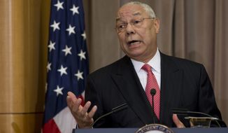 In Colin Powell&#39;s exposed emails, the nation&#39;s capital is not only a stage for a cast of liars and incompetents but also a place to make sound investments and snare lucrative speaking fees. (Associated Press)