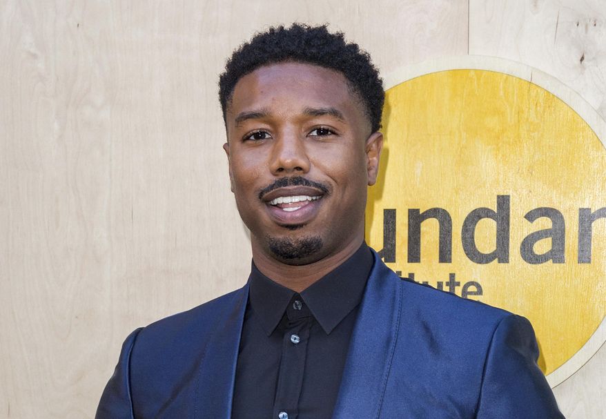 FILE - In this Aug. 11, 2016 file photo, Michael B. Jordan arrives at the Sundance Night Before Next benefit in Los Angeles. Jordan, Danny Glover and Michael K. Williams take on the issue of racial bias in police shootings with a simple message: “Black is not a weapon," in a 4-minute, black-and-white Public Service Announcement. It features the actors up against a wall to a soundscape of news reports, TV commentators and 911 calls about police encountering black men. (Photo by Willy Sanjuan/Invision/AP, File)
