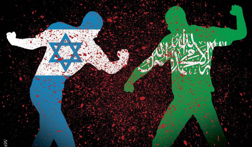 Illustration on the Israeli/Palestinian conflict by M. Ryder/Tribune Content Agency