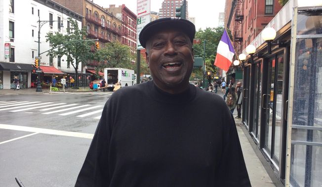 Former Chicago Cubs outfielder and coach Gary Matthews stands on a Manhattan sidewalk Friday, Oct. 21, 2016, in New York. The Cubs are one win away from their first World Series trip since 1945 going into Game 6 of the NL Championship Series on Saturday night against the Los Angeles Dodgers. In 1984, Matthews was a Cubs star when the team lost three straight games in the NLCS and missed going the World Series. In 2003, he was the Cubs&#x27; hitting coach when they again lost three in a row in the NLCS and missed a chance to reach the World Series. (AP Photo/Ben Walker)