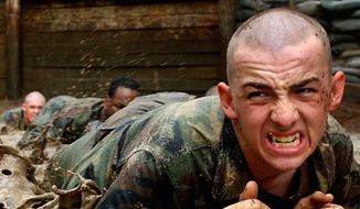 Trainees take part in Army Basic Combat Training at Fort Jackson, S.C. (Department of Defense) ** FILE **