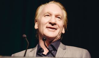 Bill Maher, winner of the First Amendment Award, speaks to the crowd at the 26th Annual Literary Awards Festival at the Beverly Wilshire Hotel on Wednesday, September 28, 2016, in Beverly Hills, Calif., in this file photo. On the Friday, Feb. 3 edition of his &quot;Real Time with Bill Maher,&quot; the liberal comedian spoke out against the anti-free speech climate at UC Berkeley that resulted in Milo Yiannopoulos&#39;s planned speech being canceled and ended in riots on the campus.  (Photo by Casey Curry/Invision/AP)