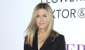 In this April 13, 2016, file photo, Jennifer Aniston arrives at the Los Angeles premiere of &amp;quot;Mother&#39;s Day.&amp;quot; In an interview for the December 2016 issue of Marie Claire magazine, Aniston said says she spoke out on shaming in a Huffington Post op-ed in July 2016 because she “has worked too hard in this life and this career to be whittled down to a sad, childless human.&amp;quot; (Photo by Richard Shotwell/Invision/AP, File)