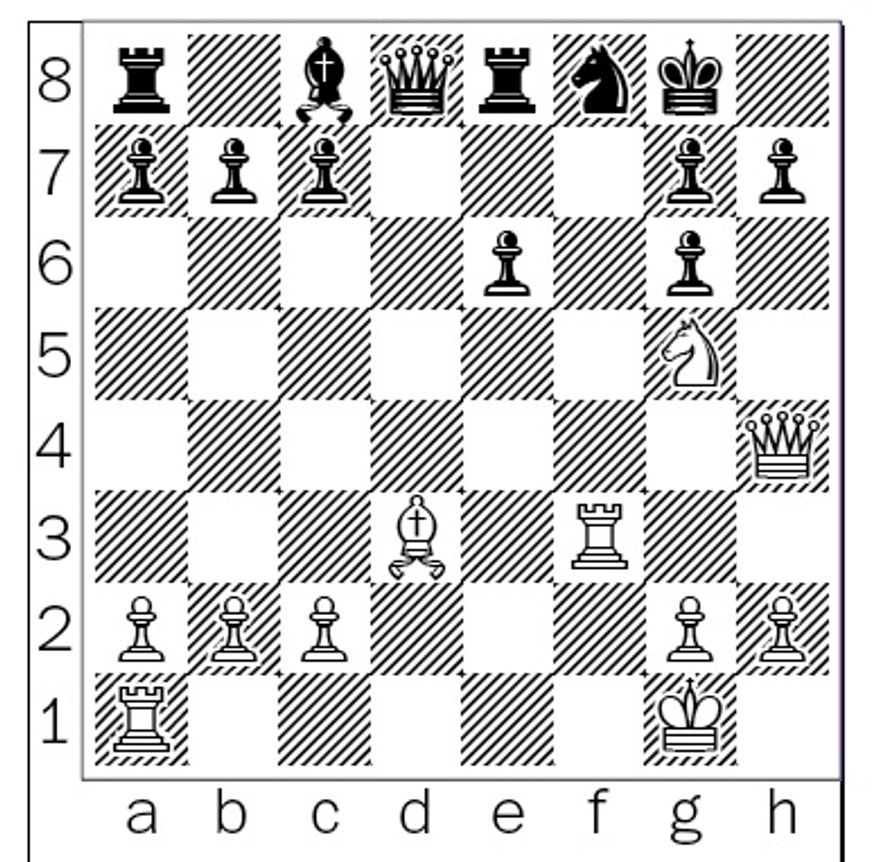 Trumpf — Vignoli after 15…Nf8.