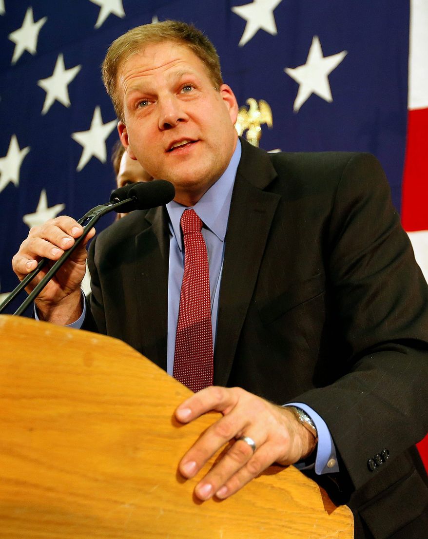 New Hampshire Republican Chris Sununu followed in father John Sununu&#39;s footsteps by winning the open governor seat vacated by Democratic Gov. Maggie Hassan. (Associated Press)