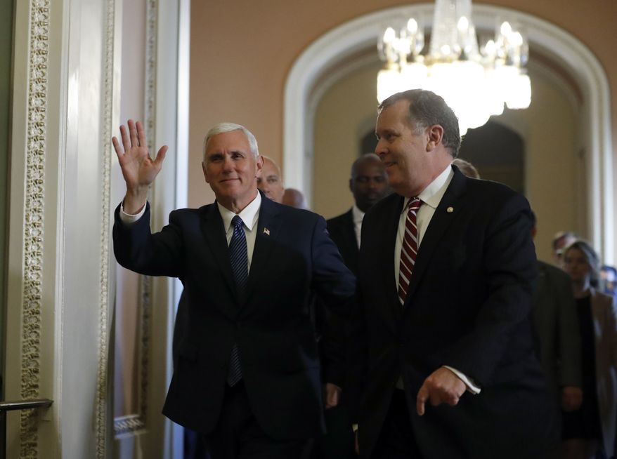 Mike Pence returns to Capitol Hill on Thursday as vice president-elect. (Associated Press)