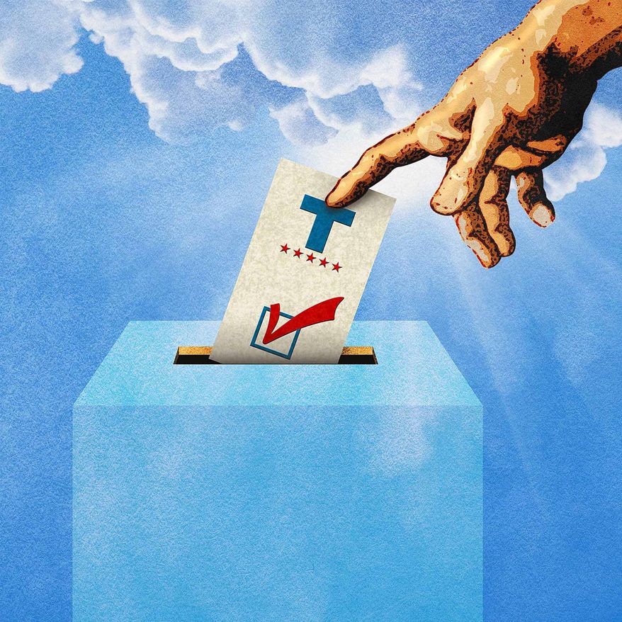 The God Vote Illustration by Greg Groesch/The Washington Times