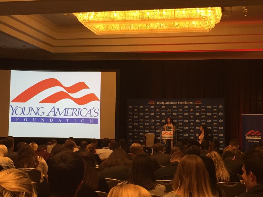 Conservative student activists gather Nov. 11-12 at the Hyatt Renaissance in Reston Town Center for the Young America's Foundation's post-election retreat. Photo by Julia Porterfield / The Washington Times