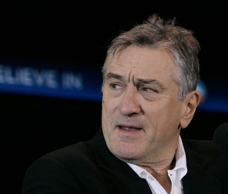 Actor Robert De Niro appears for an event in East Rutherford, N.J., Feb. 4, 2008. (AP Photo/Charles Rex Arbogast) ** FILE **