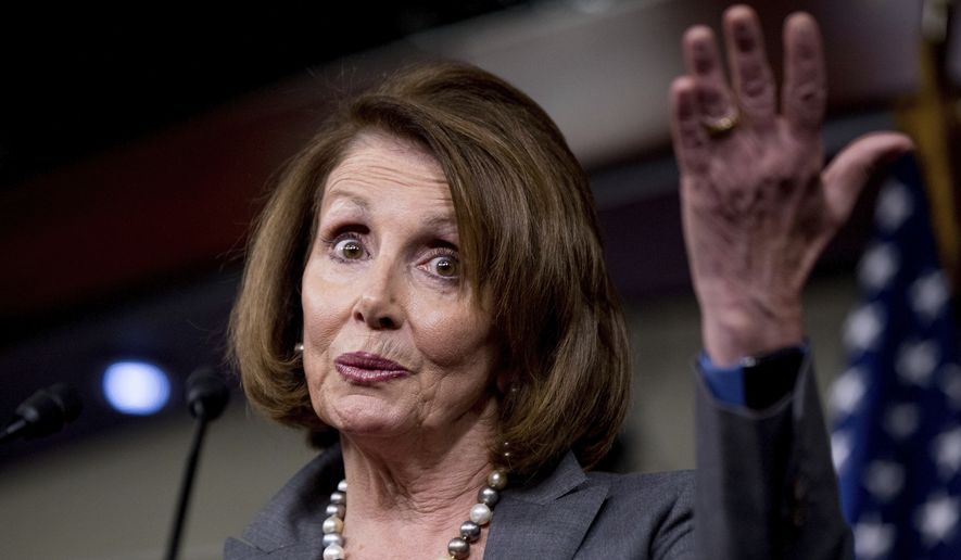 House Minority Leader Nancy Pelosi of Calif. speaks at her weekly news conference on Capitol Hill in Washington, Thursday, Nov. 17, 2016. (AP Photo/Andrew Harnik)
