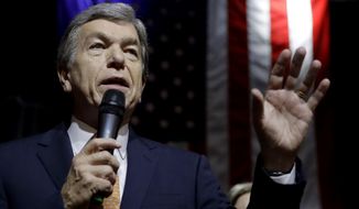 Sen. Roy Blunt, Missouri Republican, is shown in this undated file photo. (Associated Press)