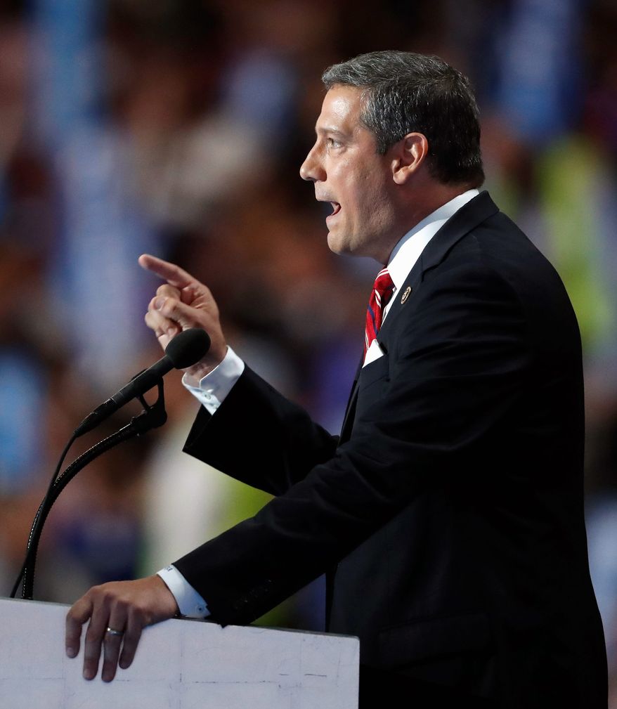 Rep. Tim Ryan, the Ohio Democrat challenging Nancy Pelosi for the party's House leadership, said focusing on Zika cost the Democrats in the election. (Associated Press)
