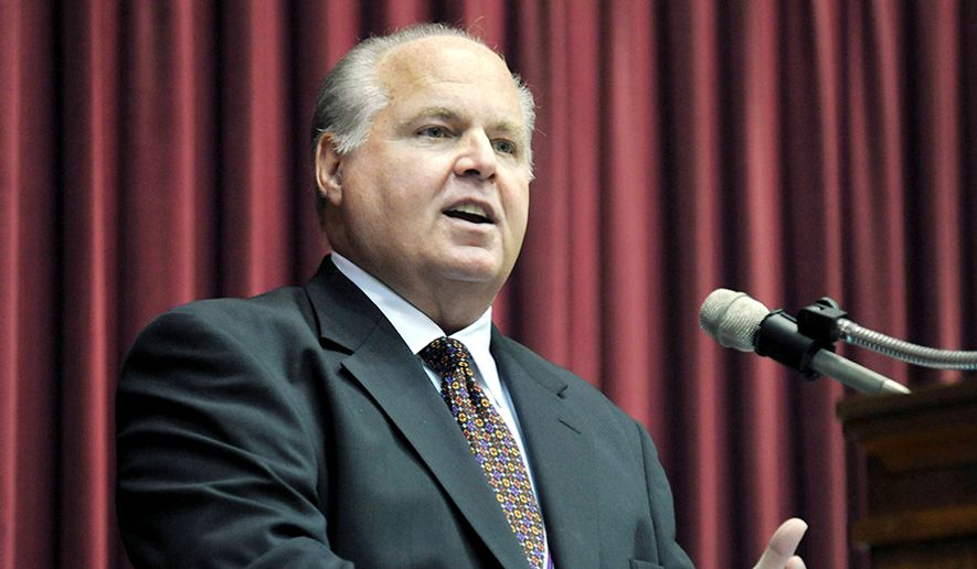 Conservative commentator Rush Limbaugh, 65 years old: $79 million. (AP Photo)