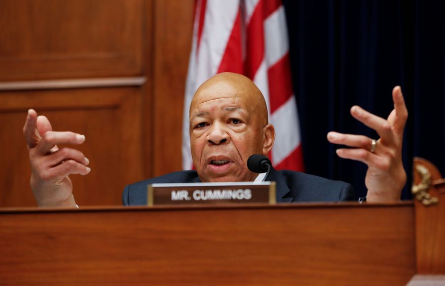 Rep. Elijah E. Cummings of Maryland, the top Democrat on the House Oversight and Government Reform Committee, sees potentially serious conflicts of interest between Donald Trump's political and business dealings. (Associated Press)