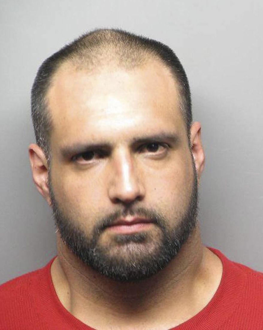 This undated photo released by the Contra Costa County Sheriff's Department shows Ray Simons. The Contra Costa County Sheriff's Department arrested one white suspect and is searching for two others thought to be involved in the Nov. 12, 2016, killing of a 28-year-old musician near Richmond, Calif. Authorities arrested 31-year-old Daniel Porter-Kelly and charged him with robbery and murder with a hate crime enhancement. Authorities are searching for 32-year-old Ray Simons and 31-year-old Daniel Ortega and didn't elaborate on the hate crime allegations or the details of the homicide. (Contra Costa County Sheriff's Department via AP)