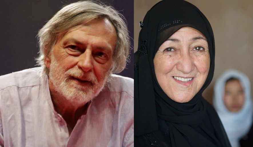 Dr. Gino Strada, who has provided medical and surgical care in 17 African and Middle Eastern nations for a quarter-century, and Sakena Yacoobi, who established multiple refugee-educational programs against considerable odds in Afghanistan, were named as co-recipients of the 2nd annual Sunhak Peace Price.